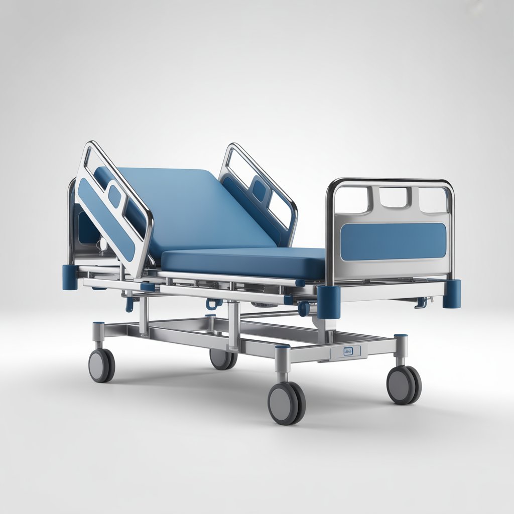 A Modern Hospital Bed Isolated On A Whit 48GdzkN0RdWcx0SGLirvDg Cs9EL0RMQdKZwtlpKS9kng